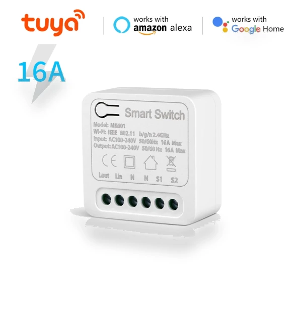 Smart WiFi Relay Switch — Outlet Switches, HOME-Auto-001