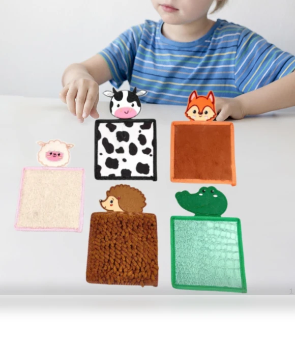 Textured Touch Mat — Floor Games, Colorful summer