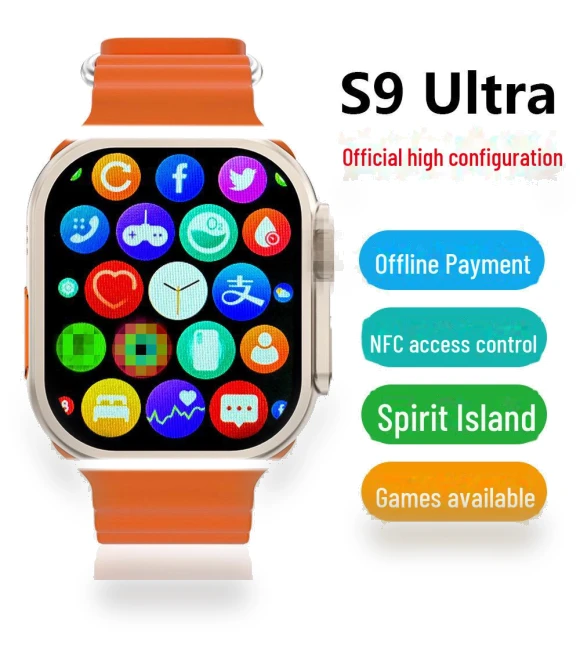 Ultra 2024 Smart Sports Watch — Smartwatches, Peach Bloom