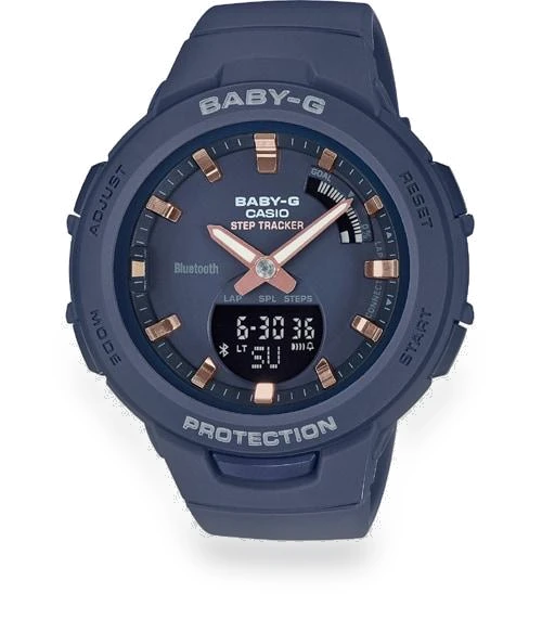 Baby-G BSA-B100-2AJF G-SQUAD Steptracker Bluetooth Watch — Smartwatches, Casio