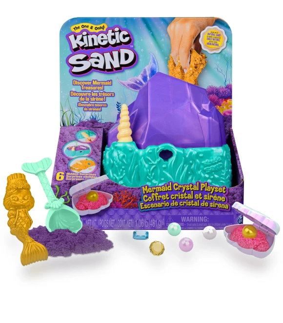 Crystal Mermaid Sensory Toy Set — Infant & Early Childhood Playthings, SAMURAI STYLE