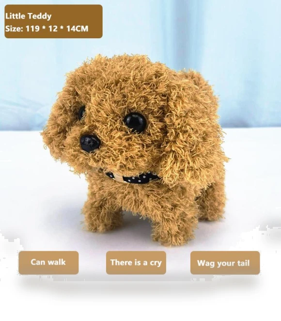 Electric Walking and Calling Robot Pet Doll — Interactive, Dimpled Cheeks