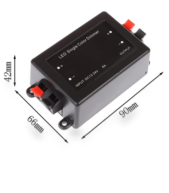 LED Wireless Dimmer Controller with RF Remote — Remote Controls, Seclusion Snow