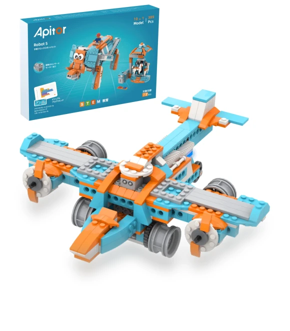 Programmable Robot 10 in 1 Transforming STEM Educational Remote Control Building Blocks Toy Robot Constructor — Construction Kits, YRstudio