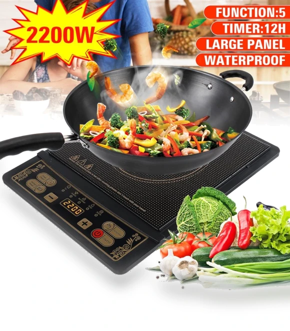 Waterproof Electric Induction Cooker — Cooking Surfaces, Ideal World