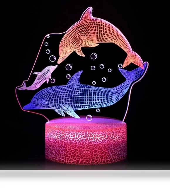 3D Visual Night Light — Creative Lighting Solutions, flower 01