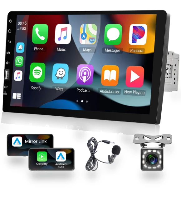 9-inch Car Stereo with Touchscreen — Stereo Receivers, KAYOMART Electric