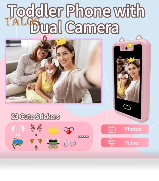 Kids Smartphone Toy — Interactive Learning Devices, Vogue Wardrobe