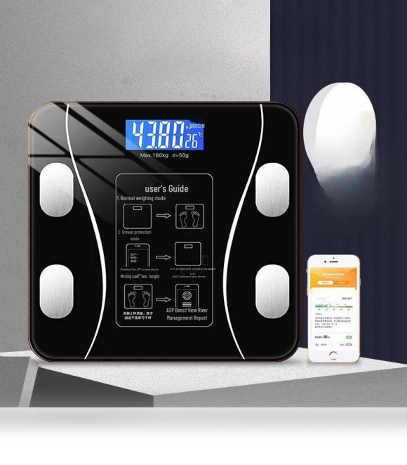 Smart Bluetooth Scale for Body Fat Measurement — Weight Management Tools, Trowel & Seed
