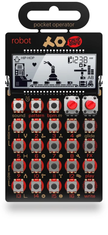 Teenage Engineering Pocket Operator 8-bit Robot Synthesizer — Tabletop Synths, MIYAKO DENKI