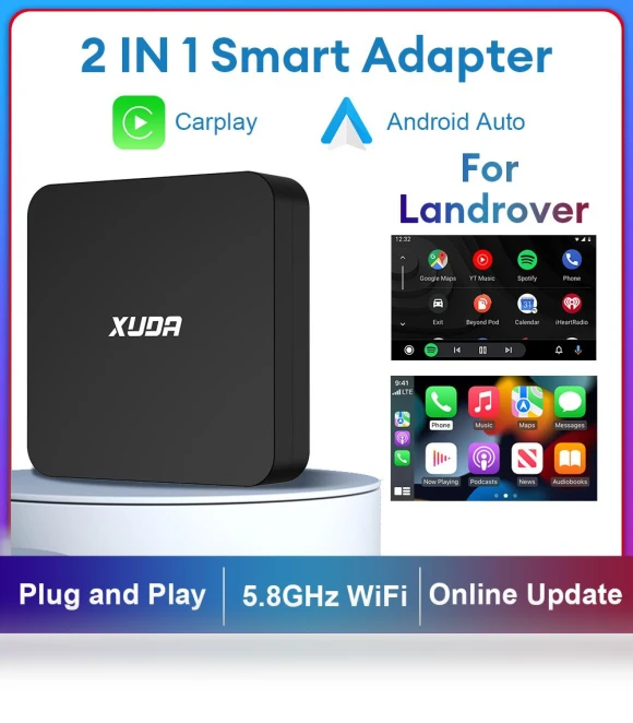 Wireless CarPlay Android Auto Adapter Smart Mini Box — Car Essentials, Dream Garage