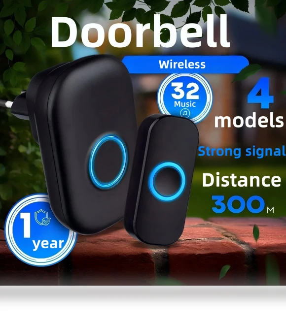Wireless Doorbell — Kits, JUDING
