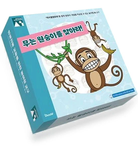 AI Education Find the Biting Monkey Board Game — Children's Corner, Board M Factory