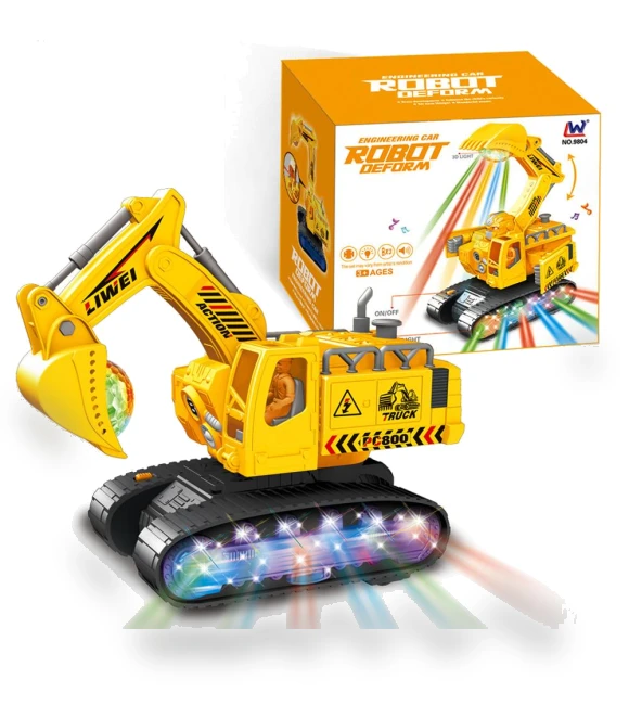 Electric Excavator Toy Robot — Construction Kits, Featured toys
