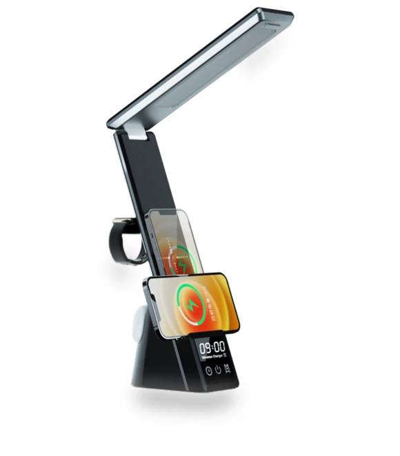 Eye Caring Desk Lamp with Wireless Charger — Study & Desk Lighting, Tooarts