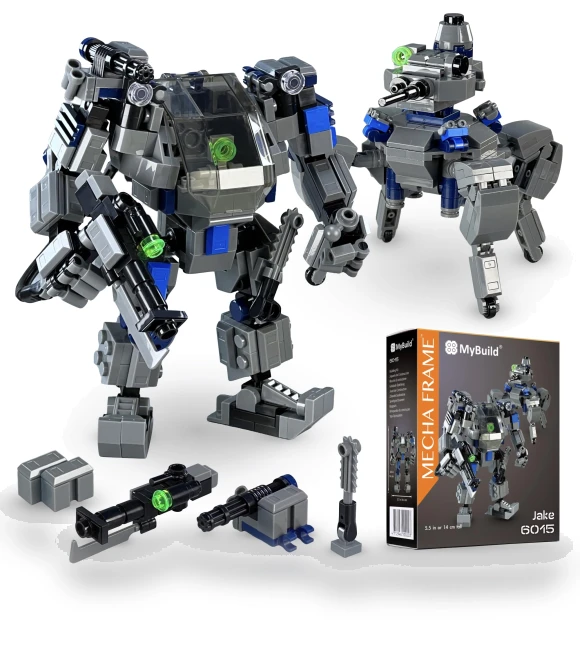 Jake Quadruped Mecha Frame Robot Building Kit — Construction Kits, JP Create mege