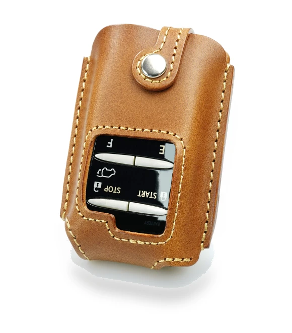 Remote Start Smart Key Integrated Leather Case — Key Cases, SAMURAI STYLE