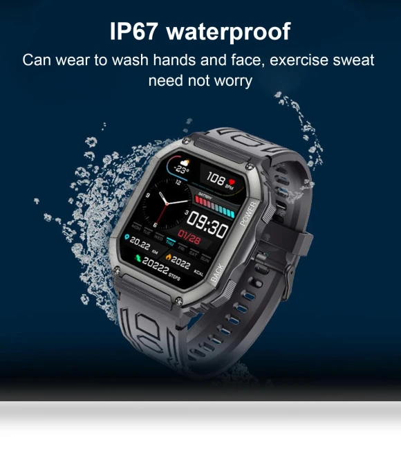 Waterproof Smart Watch with Step Counter — Smartwatches, TaoPo Directs