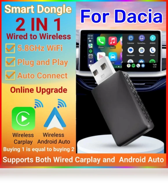 Wireless Android Auto Adapter — Phone Accessories, JOHO - CarGear