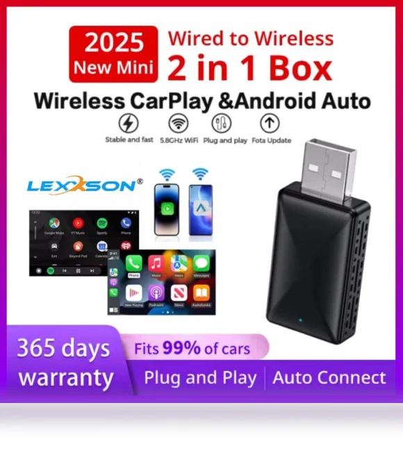 Wireless Carplay Android Auto Adapter — Phone Accessories, JOHO - CarGear