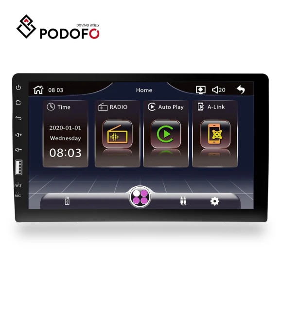 9-inch Touch Screen Car Radio Receiver — Stereo Receivers, Podofo