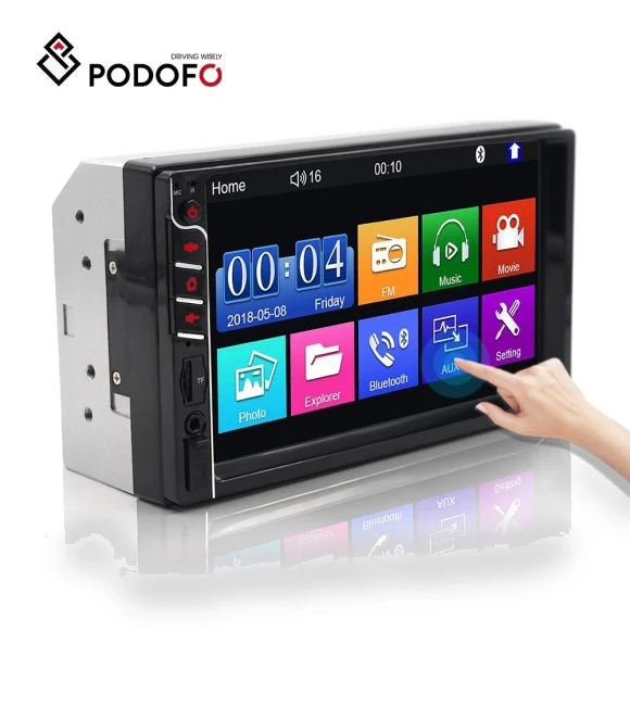 Car Player with 7-inch HD Touchscreen — Stereo Receivers, Podofo