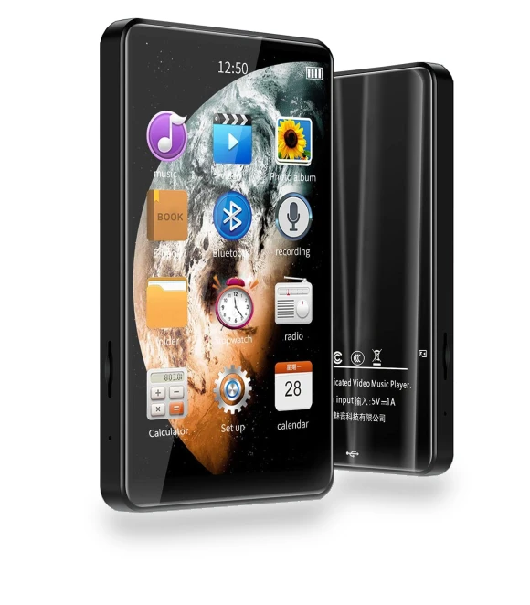 HD Mp3 Mp4 Player with Full Touch Screen — Portable Media Players, Rewener audio