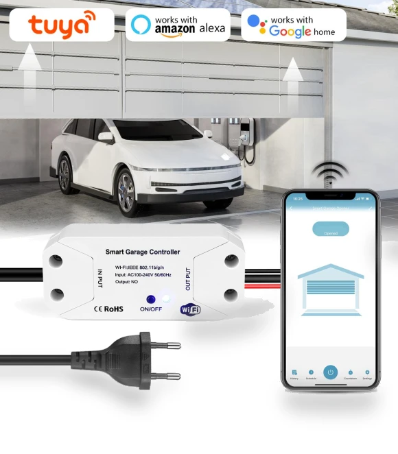 Smart Garage Door Controller — Smart Home Hubs & Controllers, MALITAI