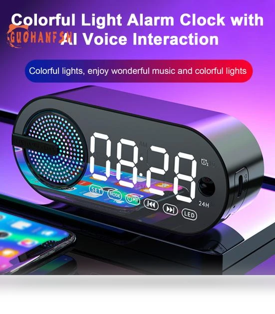 Smart Wireless Speaker with Dual Alarm — Portable Audio, Smart IT