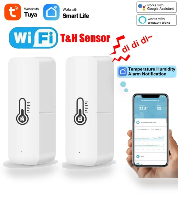 Wi-Fi Temperature and Humidity Detector — Home Climate Control, Souyi
