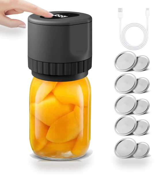 Electric Vacuum Sealer Kit for Mason Jars — Vacuum Bags, TOMTOP JMS