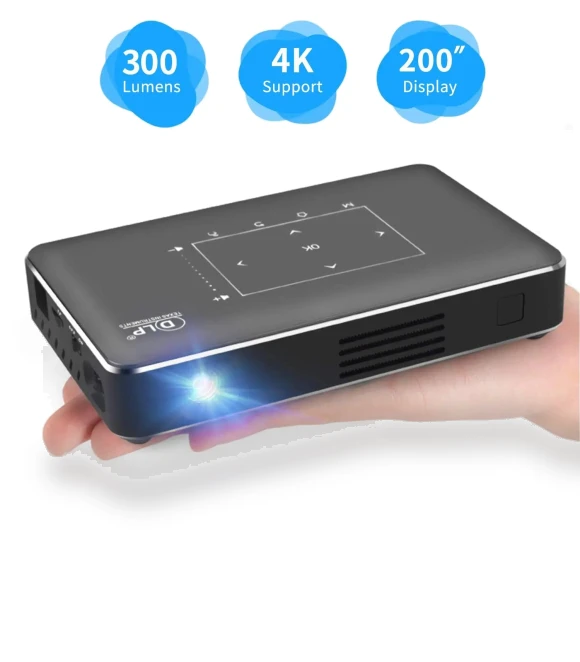 P10 Android Smart Wi-Fi Portable Mini LED DLP Projector — Home Theater Projectors, Vivicine