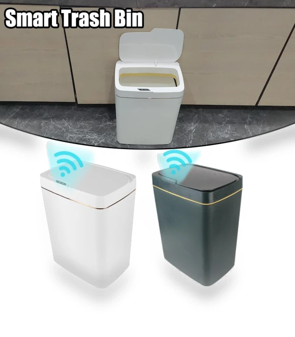 Smart Trash Bin — Kitchen Cans, HOME LOVER
