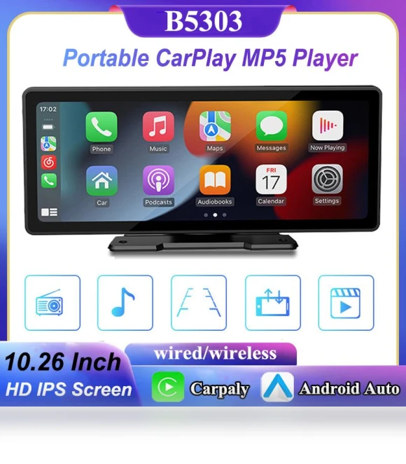 Universal 10.26-inch Car Radio with Touchscreen HD — Stereo Receivers, icreative