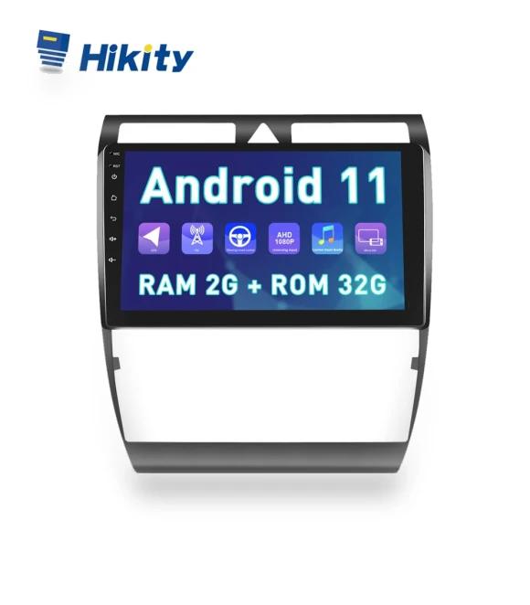 9-inch HD Touchscreen Android Car Radio — Stereo Receivers, Hikity