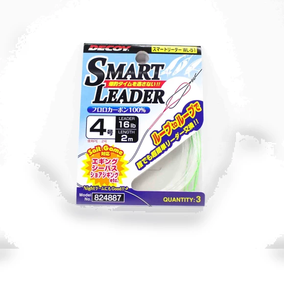 Smart Leader Fluorocarbon Fishing Line — Braided, Decoy