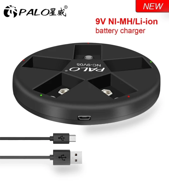 Smart USB 9V Battery Charger — Chargers, PALO