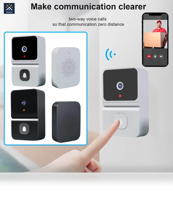 Smart Wireless Video Doorbell — Smart Home Security, Niubiplus