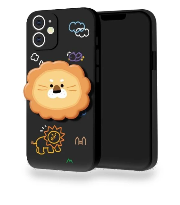 Cute Lion Character Smart Speech Case Set — Gadget Essentials, Board M Factory