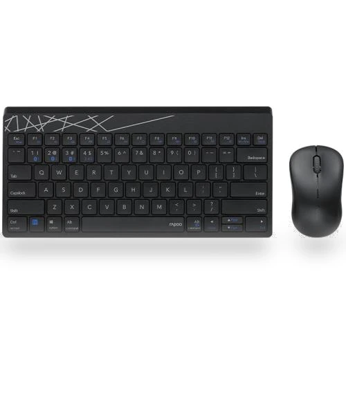 Bluetooth / 2.4G Wireless Keyboard and Mouse Set — Keyboards, Rapoo