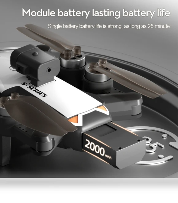 Obstacle Avoidance Brushless Dual Lens Aerial Photography Folding Drone — Drones