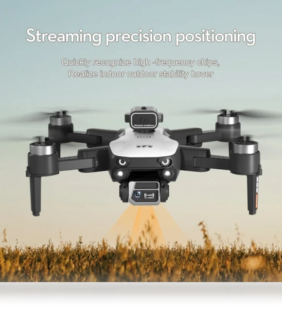 Obstacle Avoidance Brushless Dual Lens Aerial Photography Folding Drone — Drones