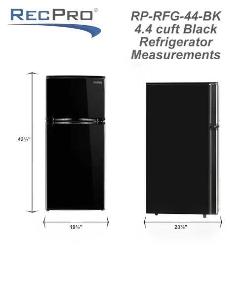12V RV Refrigerator with Freezer — Mini Fridges, RecPro