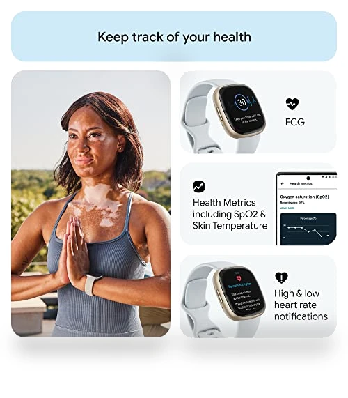 Advanced Health and Fitness Smartwatch — Smartwatches, Fitbit
