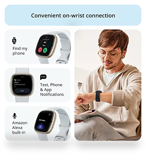 Advanced Health and Fitness Smartwatch — Smartwatches, Fitbit