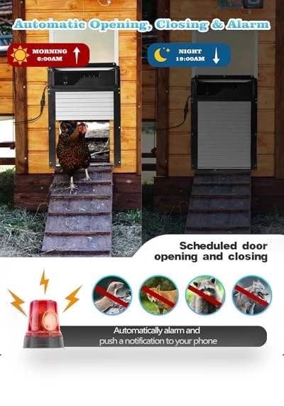Automatic Chicken Coop Door — Doors, Caifunway