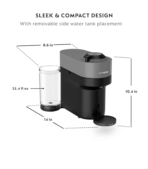 Coffee and Espresso Maker with Milk Frother — Coffee & Espresso Combos, Nespresso
