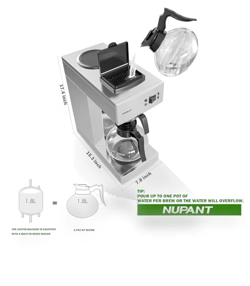 Commercial Drip Coffee Maker — Professional Coffee Equipment, NUPANT