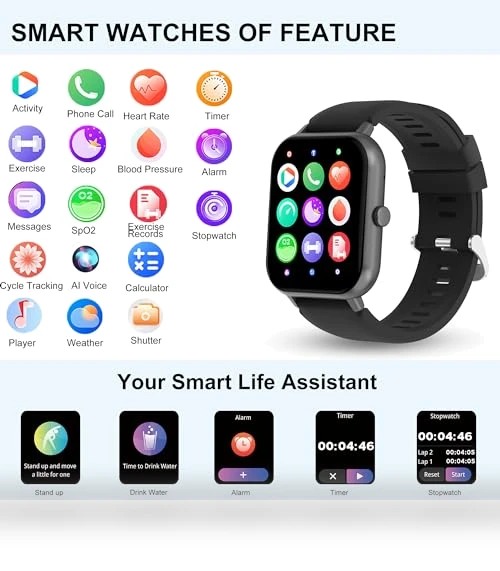 Fitness Tracker Smartwatch — Smartwatches, PLEIVO