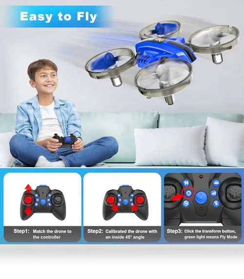 Mini Drone & Car 2 in 1 Toy — RC Helicopters, Oddire